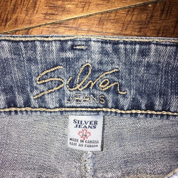 Silver cropped 26 jeans - Picture 3 of 4